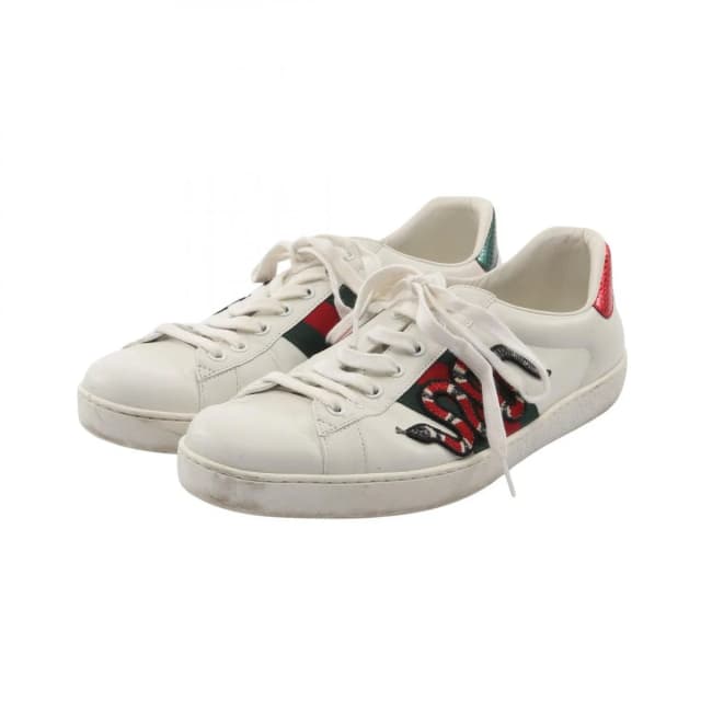 Gucci Sneakers Embroidered Sherry Line Leather in Leather from The Reluxe, photo 1 of 1