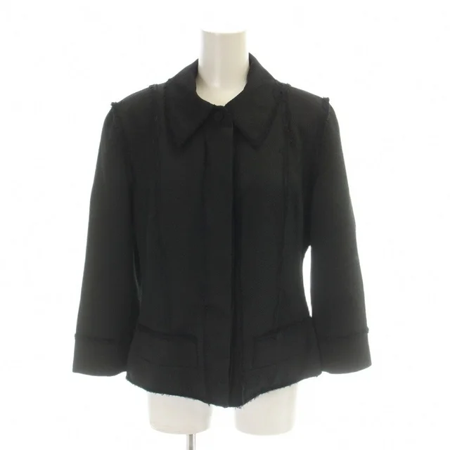 Fendi Jacket Wool Black Collared 3/4 Sleeves AP in Black Wool from The Reluxe, photo 1 of 1