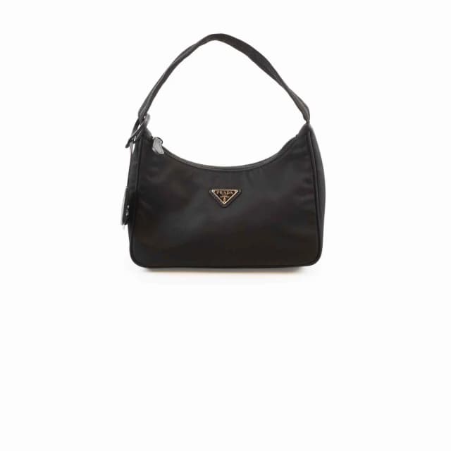 Prada Mini Re-Edition 2000 Re-Nylon Shoulder Bag Black in Black Nylon from The Purse Affair, photo 1 of 1