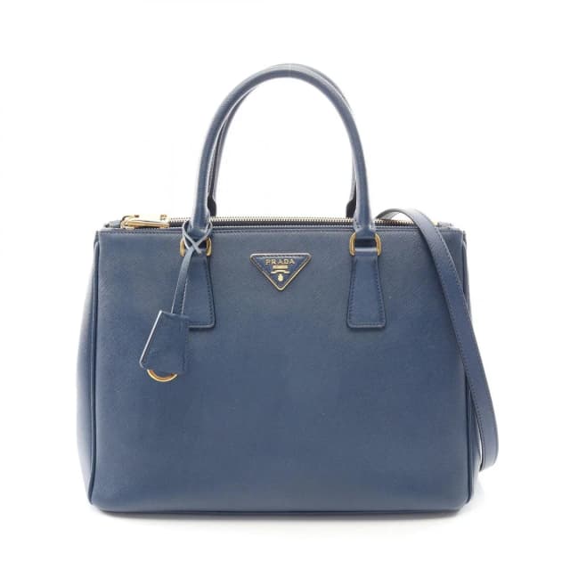 Prada Handbag Saffiano Lux Galleria 2-Way Blue Leather Tote Bag in Blue Saffiano leather from The Reluxe, photo 1 of 1