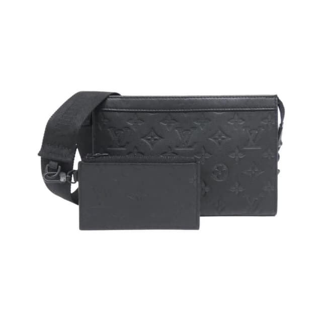 Louis Vuitton Monogram Shadow Gaston Wearable Wallet Shoulder Bag Black in Black from The Reluxe, photo 1 of 1