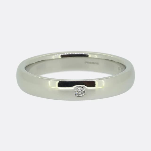 Tiffany & Co. Lucida Diamond 3mm Band Ring from The Vintage Jeweller, photo 1 of 1