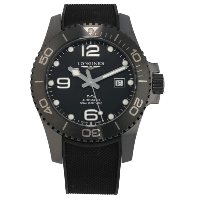 Longines Hydro Conquest L3.784.4 43mm Ceramic Watch in Ceramic from H&T, photo 1 of 1