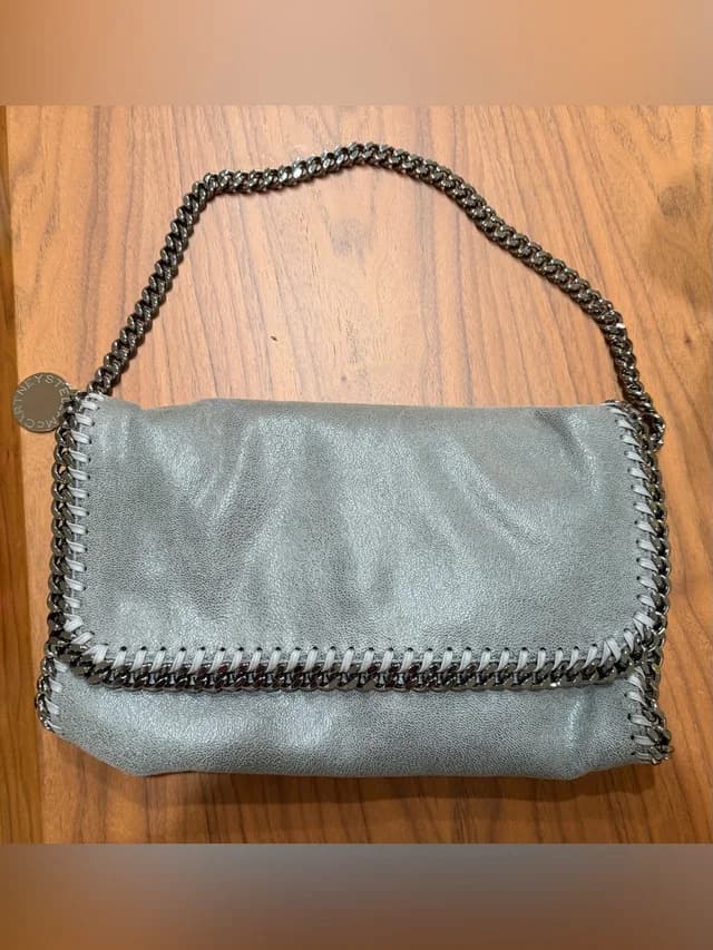 Stella McCartney Falabella Flap Shoulder Bag *Nwot in gray Leather from Poshmark, photo 1 of 1