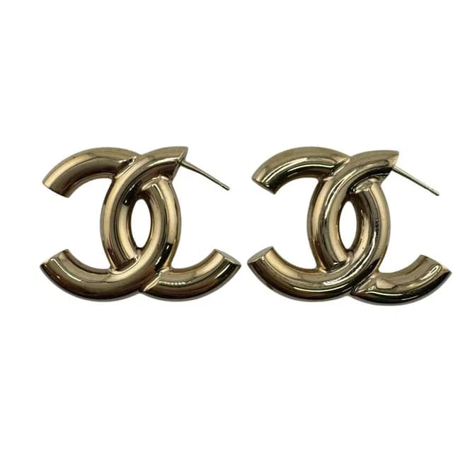 Chanel Earrings Gold in Gold from The Reluxe, photo 1 of 1