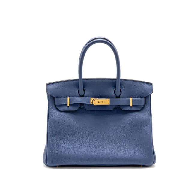 Hermès Birkin 30 Togo Blue Brighton GHW Stamp A in Blue Togo leather from EMIER, photo 1 of 1