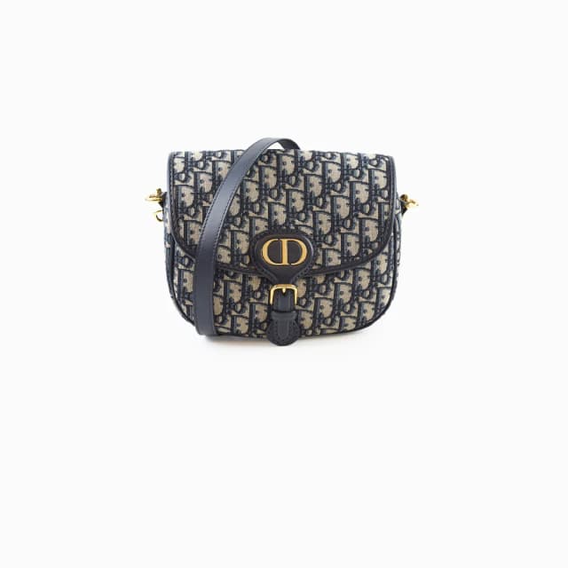 Dior Medium Oblique Bobby Navy in Navy Canvas from The Purse Affair, photo 1 of 1
