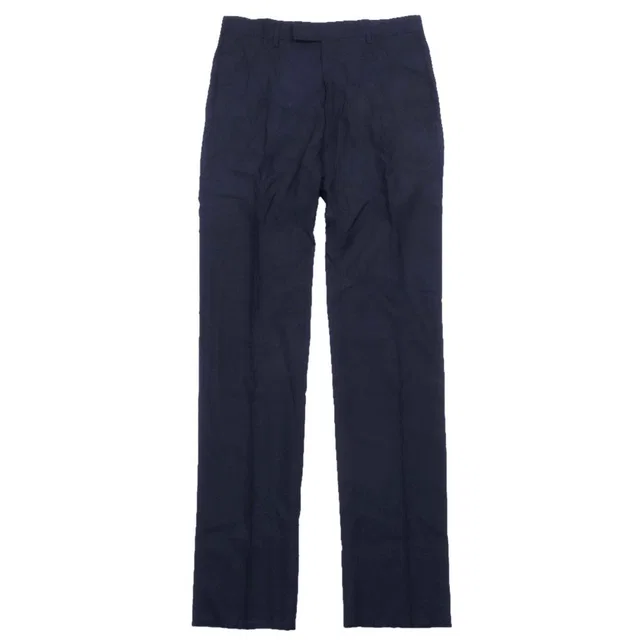 Dior Trousers Depants Hmmta revinegar le Silk 46c Navy Second Pants in Navy Silk from The Reluxe, photo 1 of 1