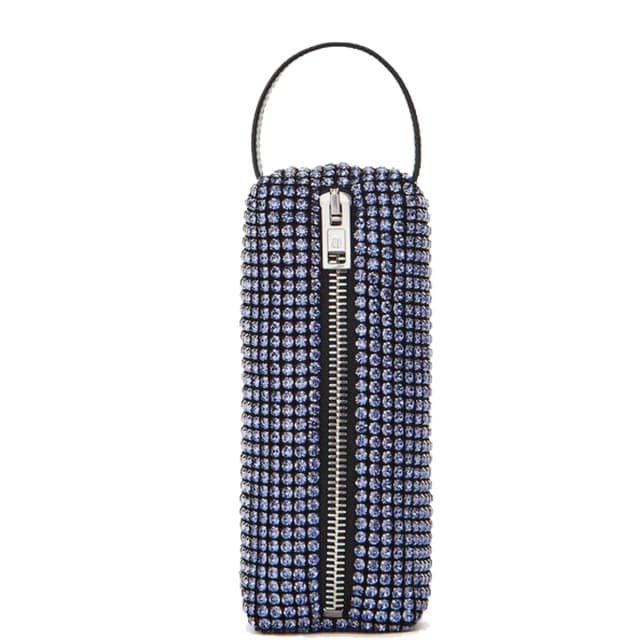 Alexander Wang Rhinestone Pencil Case, Purple, image 1 of 1 from Cultstatus