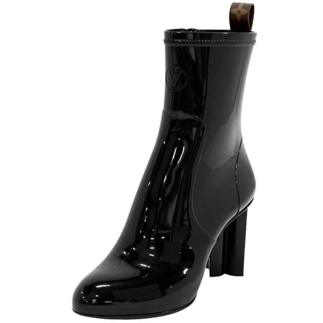 Louis Vuitton Shoes Rain Boots Rubber Noir in Black from The Reluxe, photo 1 of 1