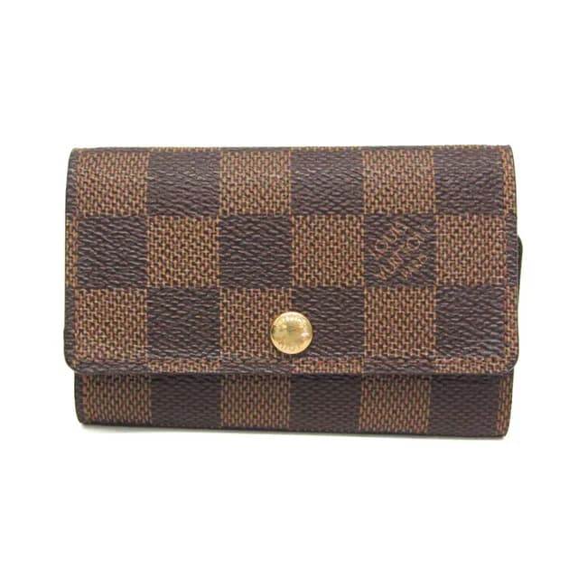 Louis Vuitton Damier Multicles 6 N62630 Men,Women Damier Canvas Key Case Ebene in Brown Damier Canvas from Elady, photo 1 of 1
