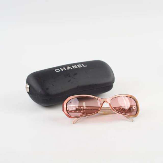 Chanel CC Crystal Logo Sunglasses Brown in Brown from The Purse Affair, photo 1 of 1