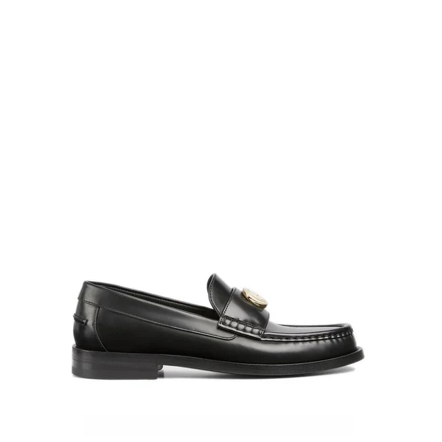 Gucci Black Leather Slip-On Loafers in Black Leather from HEWI, photo 1 of 1