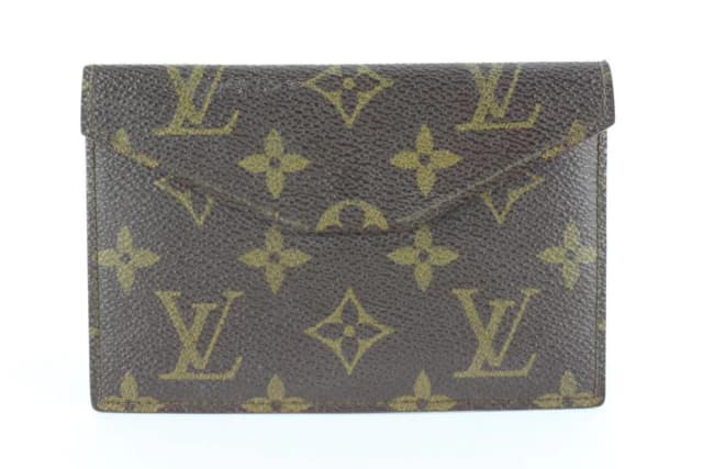 Louis Vuitton Ultra Rare 1980's Card Case Envelope Pouch in Canvas from Bagriculture, photo 1 of 1