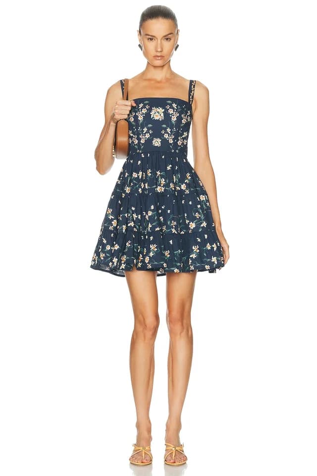 Agua by Agua Bendita Lima Mini Dress in Multicolor, image 1 of 1 from FWRD
