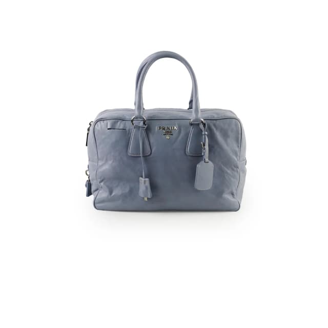 Prada Nappa Antique Bowling Bag Light Blue in Blue Nappa leather from The Purse Affair, photo 1 of 1