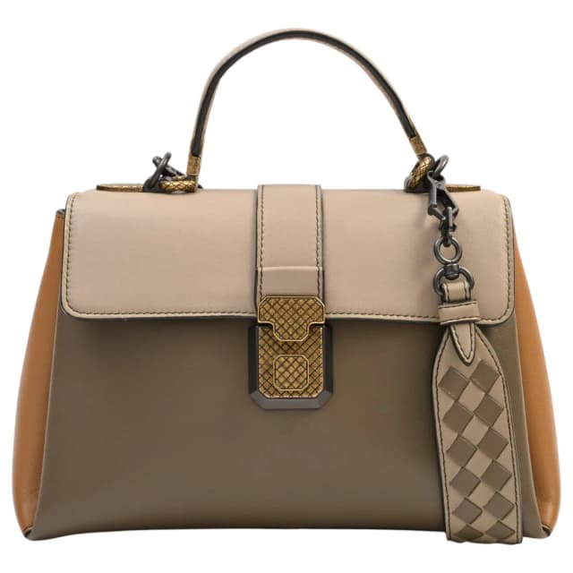 Bottega Veneta Piazza 2-way bag Gray/Brown from VINTAGE QOO TOKYO, photo 1 of 1
