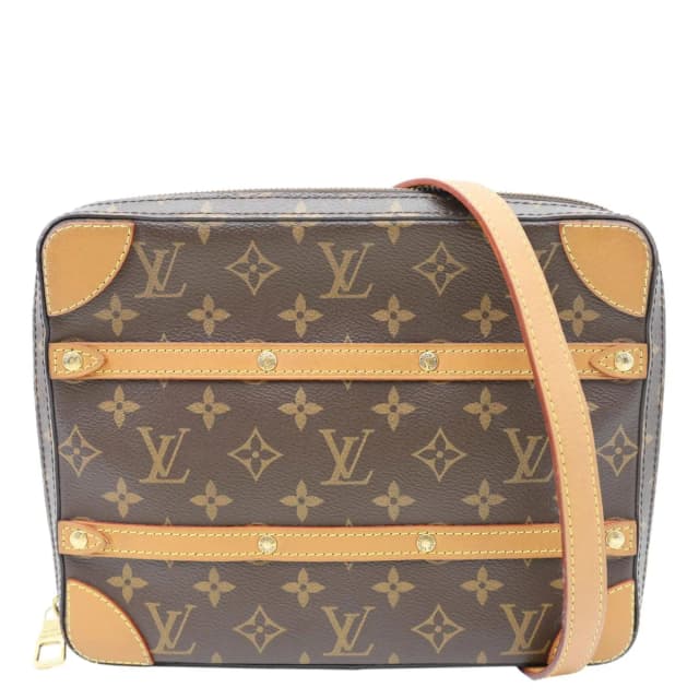 Louis Vuitton Soft Trunk PM Monogram Canvas Messenger Bag Brown in Brown Coated canvas from Dallas Designer Handbags, photo 1 of 1