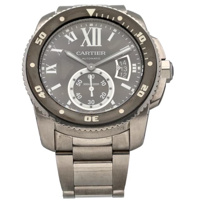 Calibre De Cartier W7100057 42mm Stainless Steel Watch from H&T, photo 1 of 1