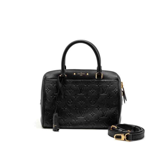 Louis Vuitton Speedy 25 Bandouliere Monogram Empreinte Black GHW in Black Leather from EMIER, photo 1 of 1