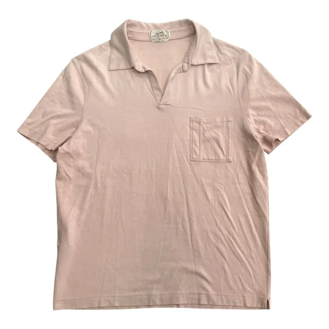 Hermès Skiper Polo Shirt Top M Pink in Pink from The Reluxe, photo 1 of 1