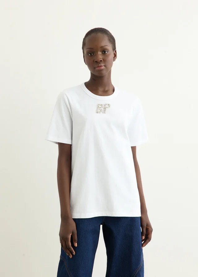 Baum und Pferdgarten Jawo T-Shirt in White Rhinestones, image 1 of 1 from Incu