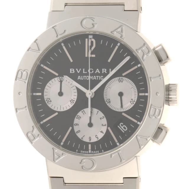Bvlgari Watch Stainless Steel Black in Black from The Reluxe, photo 1 of 1