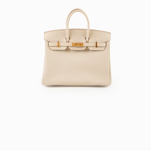 Hermès Birkin Togo 25 Beton - D stamp in Togo leather from The Purse Affair, photo 1 of 1