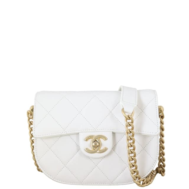 Chanel CC Round Messenger Bag in Calfskin from Luxe.It.Fwd, photo 1 of 1