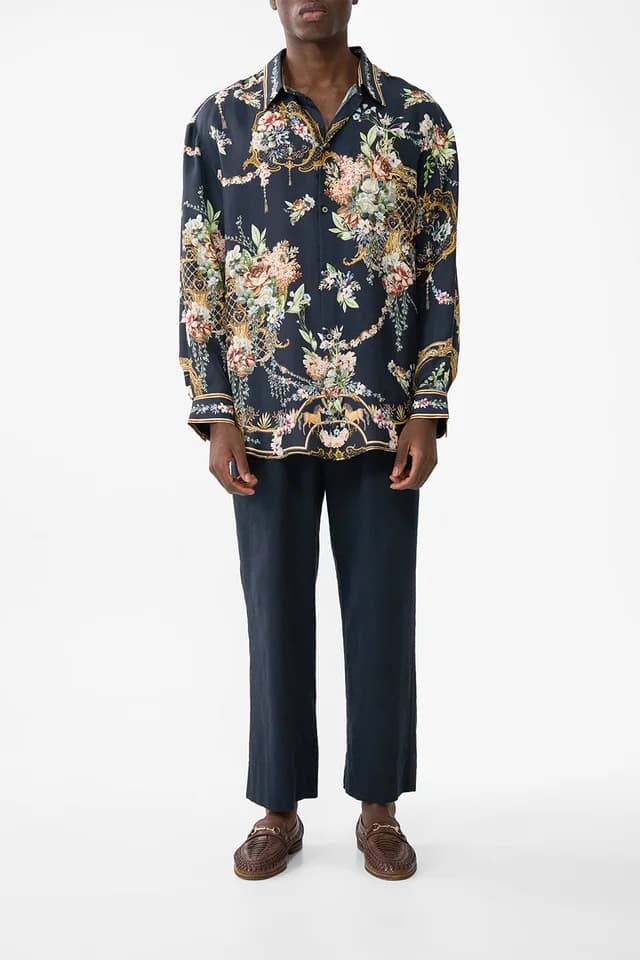 Camilla eBoutique LONG SLEEVE OVERSIZED SHIRT NOBLE ENDEAVOURS, image 1 of 1 from CAMILLA