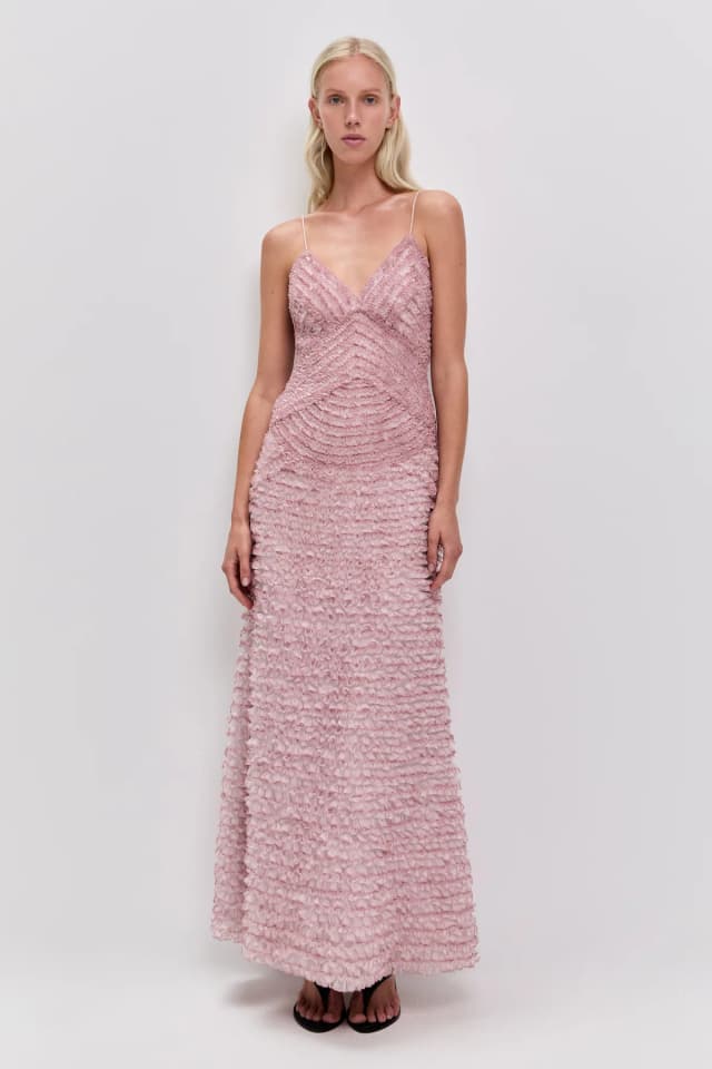 AJE Amaris Gown in ROSEWATER, image 1 of 1 from Aje