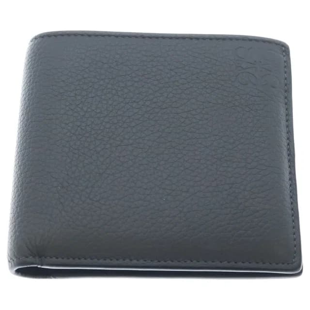 Loewe Anagram Embossed Bifold Leather Compact Wallet Gray in Grey Leather from The Reluxe, photo 1 of 1