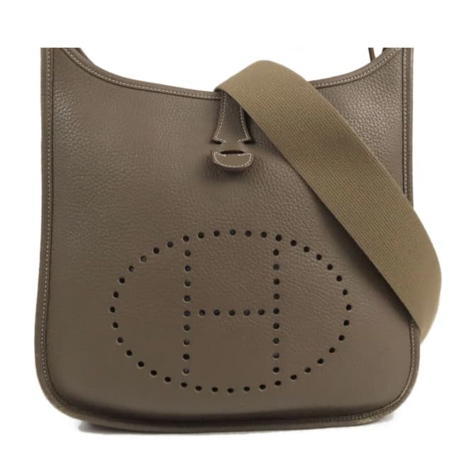Hermès Evelyne 1 PM Etoupe Silver Taurillon Shoulder Bag in Taupe from The Reluxe, photo 1 of 1