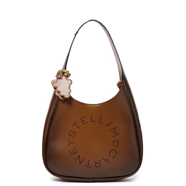 STELLA McCARTNEY Logo Hobo Small, Aged Brandy, image 1 of 1 from Cultstatus