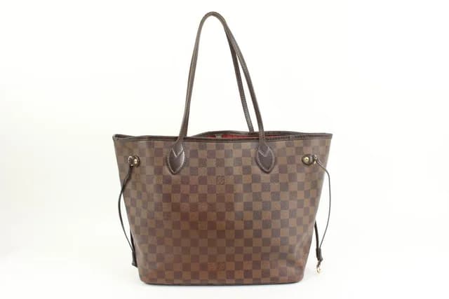 Louis Vuitton Damier Ebene Neverfull MM Tote Bag in Brown Canvas from Bagriculture, photo 1 of 1