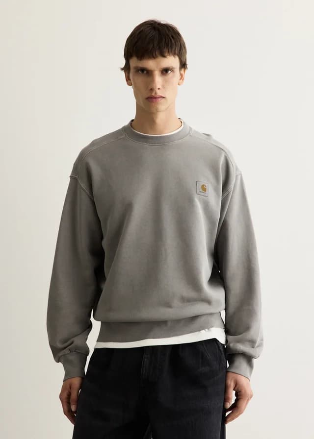 Carhartt WIP Nelson Sweatshirt in Yosemite, image 1 of 1 from Incu