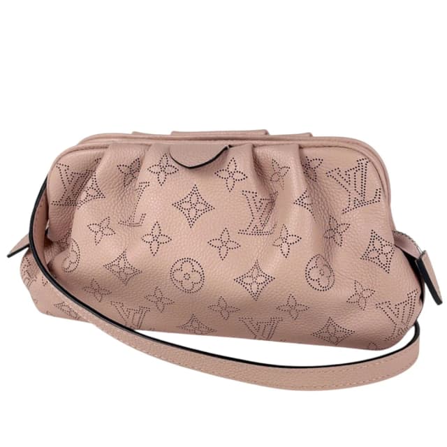 Louis Vuitton Scala Mini Shoulder Bag Monogram Mahina Magnolia in Leather from The Reluxe, photo 1 of 1