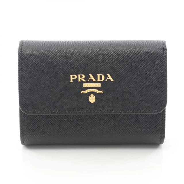 Prada Trifold Wallet Saffiano Metal Leather in Saffiano leather from The Reluxe, photo 1 of 1