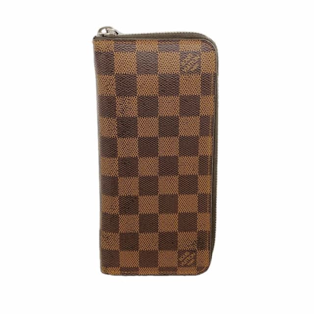 Louis Vuitton Wallet Damier Zippy Vertical Ebene in Brown from The Reluxe, photo 1 of 1