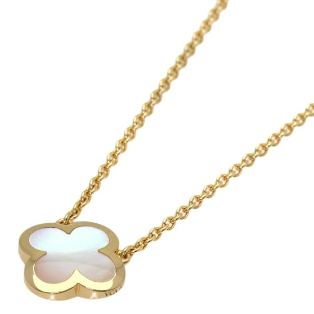 Van Cleef & Arpels Pure Alhambra Shell Necklace 18k Yellow Gold in Yellow from The Reluxe, photo 1 of 1