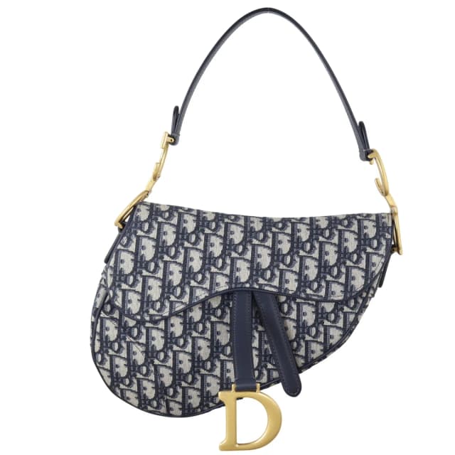 Dior Saddle Bag Oblique in Calfskin from Luxe.It.Fwd, photo 1 of 1