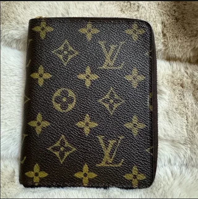 Louis Vuitton Brown Monogram Passport Holder with Zipper in Brown Coated canvas from SparklesnDreams, photo 1 of 1