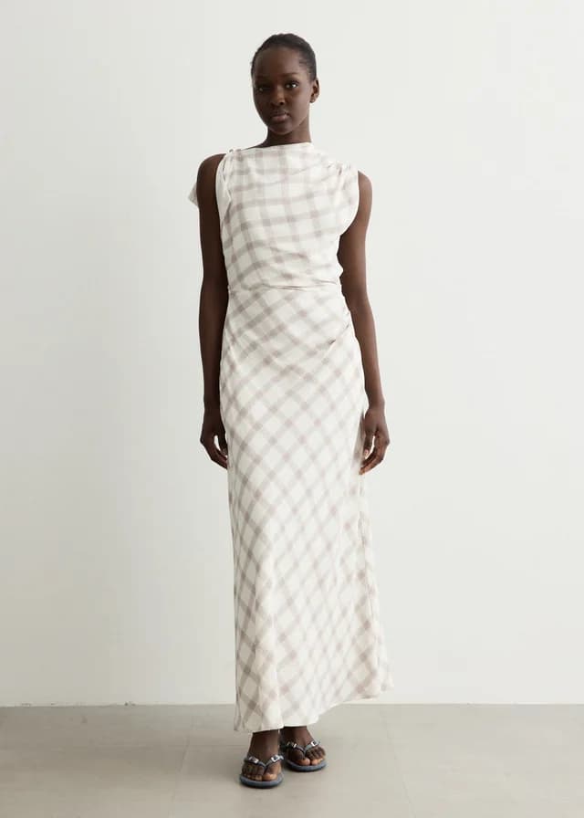 Anna Quan Charlie Dress in CHECK, image 1 of 1 from Incu