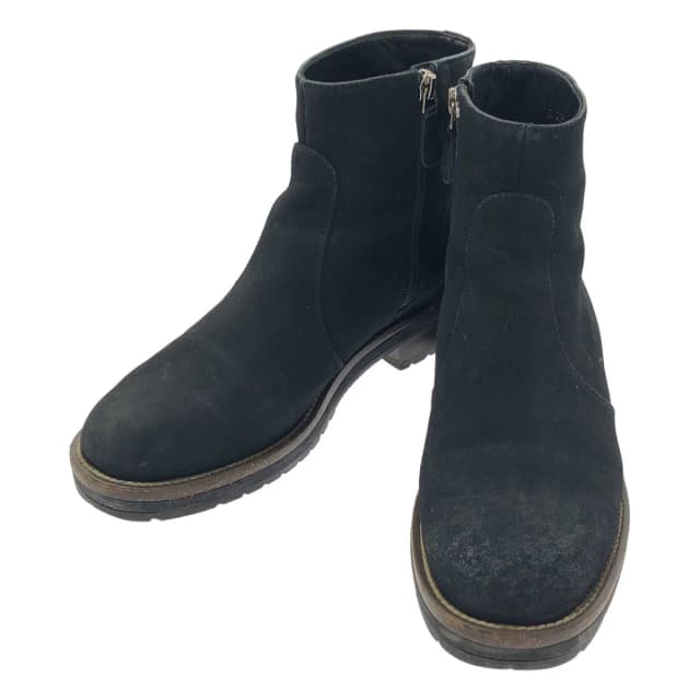 Chanel CC Logo Side Zip Short Boots Black 38 in Black Leather from The Reluxe, photo 1 of 1