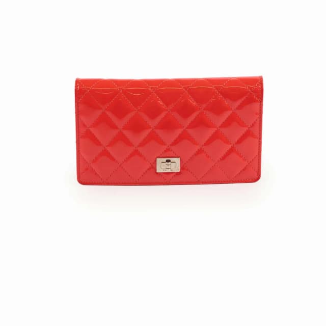Chanel Reissue Long Patent Wallet Tangerine in Patent leather from The Purse Affair, photo 1 of 1