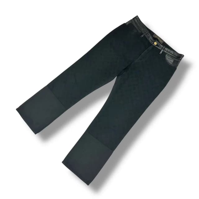 Louis Vuitton Monogram Denim Pants Black in Black Denim from The Reluxe, photo 1 of 1