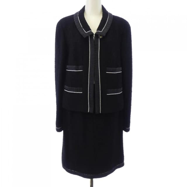 Chanel Vintage Suit Black in Black from The Reluxe, photo 1 of 1