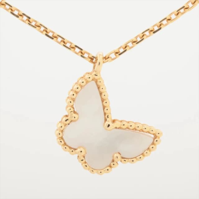 Van Cleef & Arpels Sweet Alhambra Butterfly Mother of Pearl Necklace from The Purse Affair, photo 1 of 1