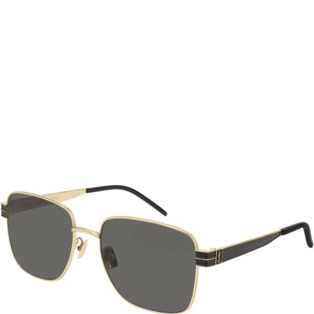 SAINT LAURENT YSL SLM55 Aviator Signature, Gold/Grey, image 1 of 1 from Cultstatus