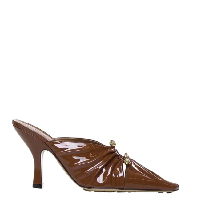 Bottega Veneta Bunnie Pump, Patent Brown Sugar, image 1 of 1 from Cultstatus
